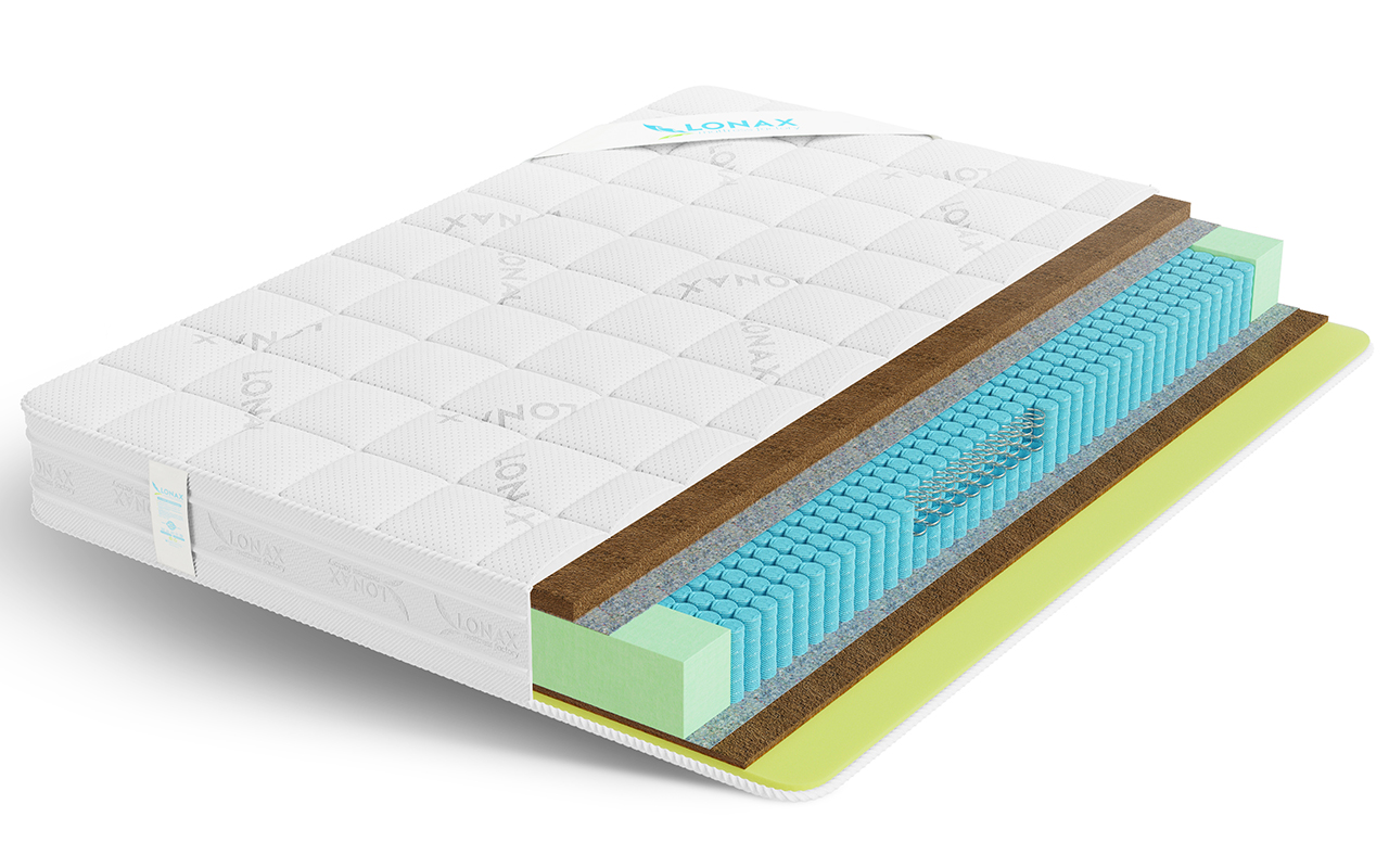 матрас Lonax Ассорти Cocos Medium Econom S1000 1 Lonax Ассорти Cocos Medium Econom S1000